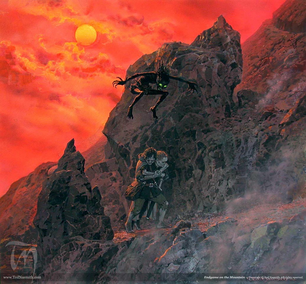 Ted Nasmith - Endgame on the Mountain.jpg