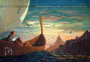 Ted Nasmith - Legolas and Gimli Reach the Shores of Valinor.jpg